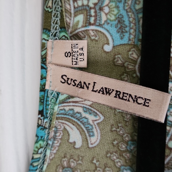 Paisley long sleeve top size small - Picture 3 of 4